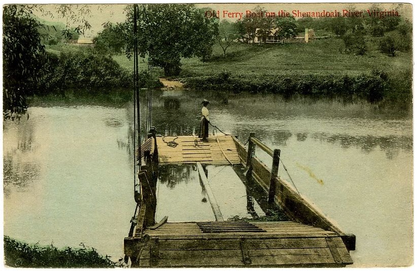 Old Ferry Boat On The Shenandoah River Virginia · Shenandoah County