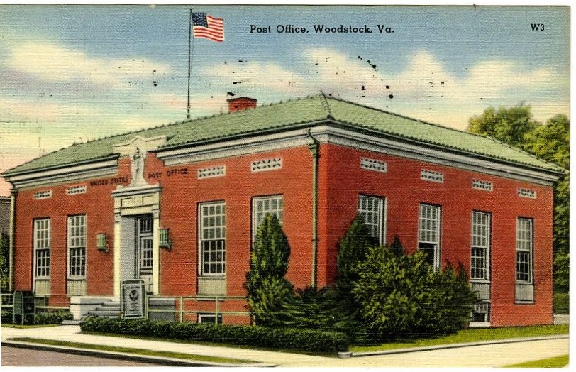 Post Office, Woodstock, Va. · Shenandoah County Library Archives