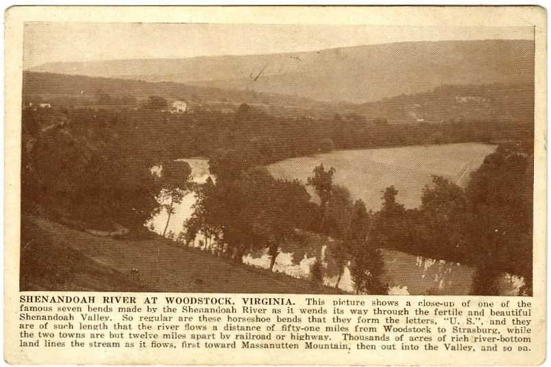 Shenandoah River At Woodstock Virginia Shenandoah County Library