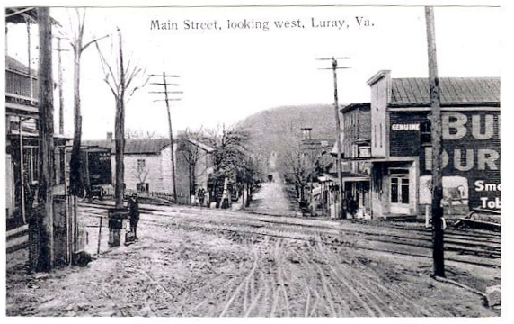 Main Street Looking West Luray Va · Shenandoah County Library Archives