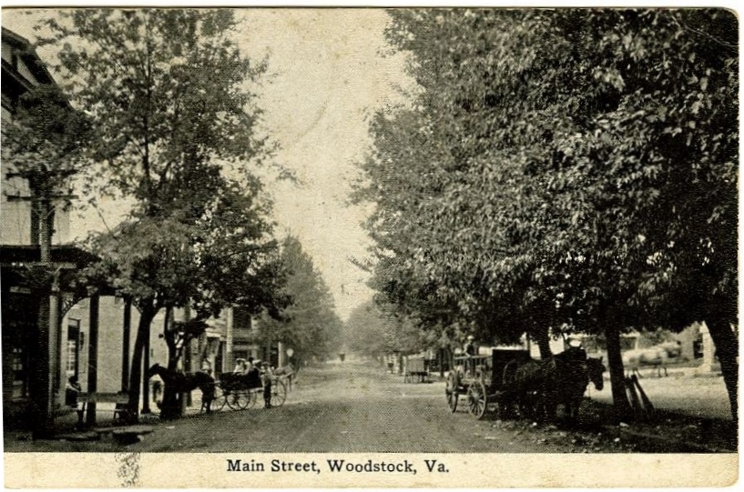 Main Street, Woodstock, Va. · Shenandoah County Library Archives