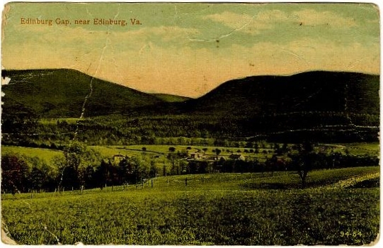 Edinburg Gap near Edinburg, Va. · Shenandoah County Library Archives